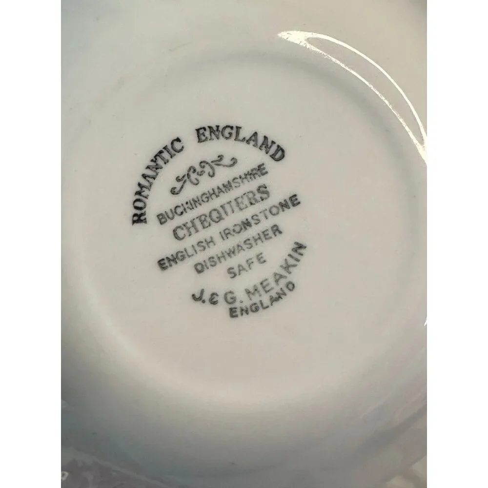 J&G Meakin Romantic England Red 6.5” Bowl Buckinghamshire CHEQUERS Soup Cereal 2 - Picture 2 of 5
